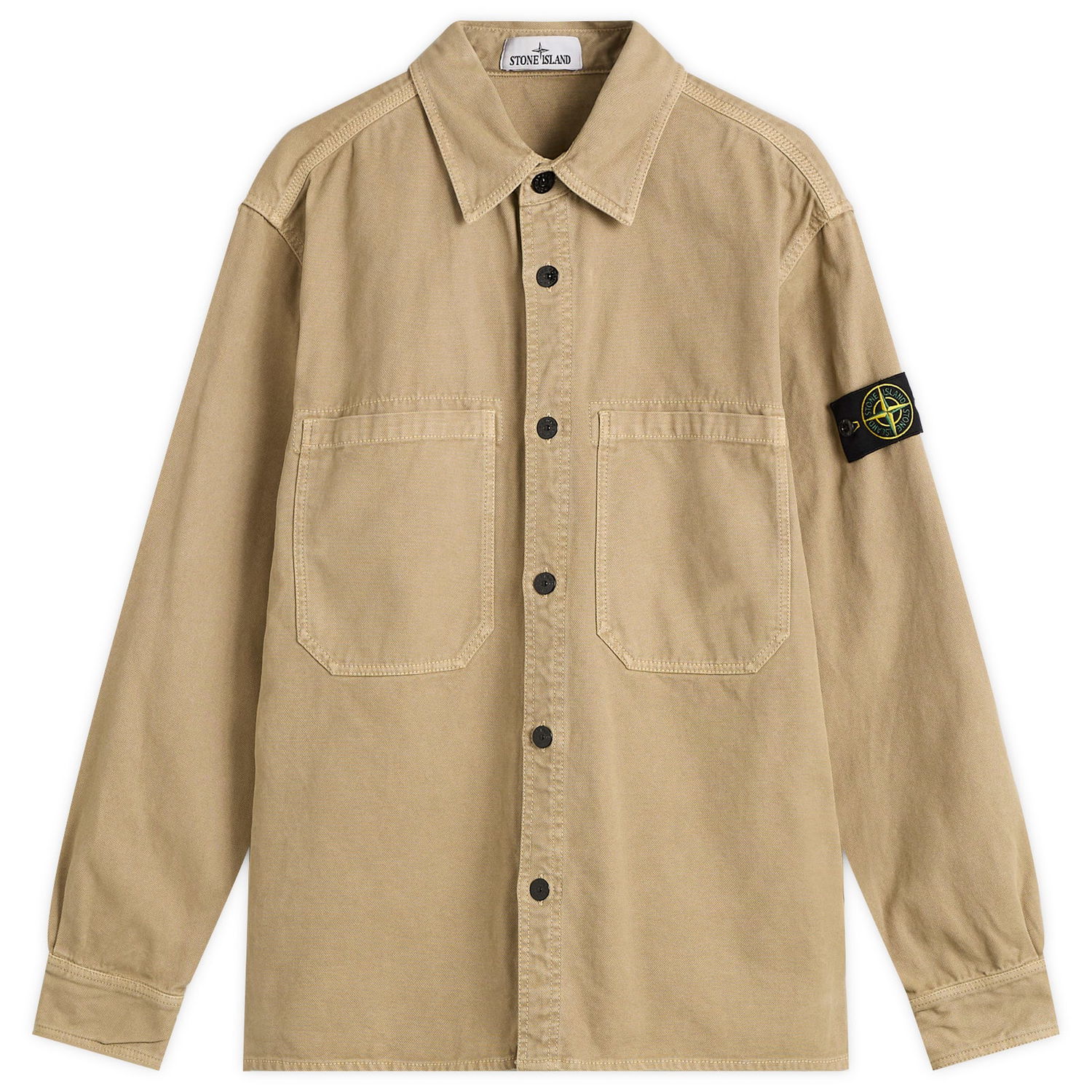 Skjorte Stone Island Old Effect Garment Dyed Overshirt Beige | K2S151200025-V019A, 0