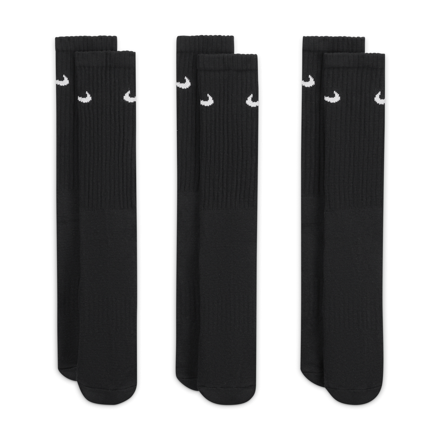 Sokker Nike Value Cotton Crew 3 pack Sort | sx4508-001, 1