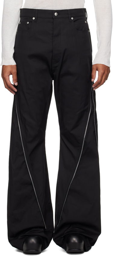 Bukser Rick Owens Rick Owens Bolan Banana Trousers Sort | RU02E1343 TE, 0