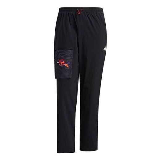 Cargo bukser adidas Originals Woven Workwear Sweatpants Sort | GP0879
