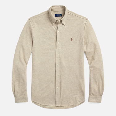 Skjorte Polo by Ralph Lauren Ralph Lauren Featherweight Pique Shirt Beige | 710654408119, 2