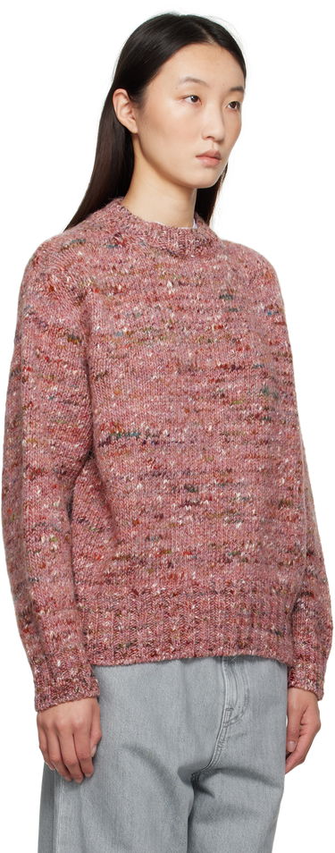 Sweater Róhe Róhe Melange Crewneck Sweater Lyserød | 416-23-330, 1