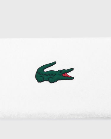 Tilbehør Lacoste Embroidered Logo Headband Hvid | RL7569-001, 2