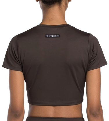 Crop top Reebok Lux Bold Cropped T-Shirt Lilla | 100205572, 2
