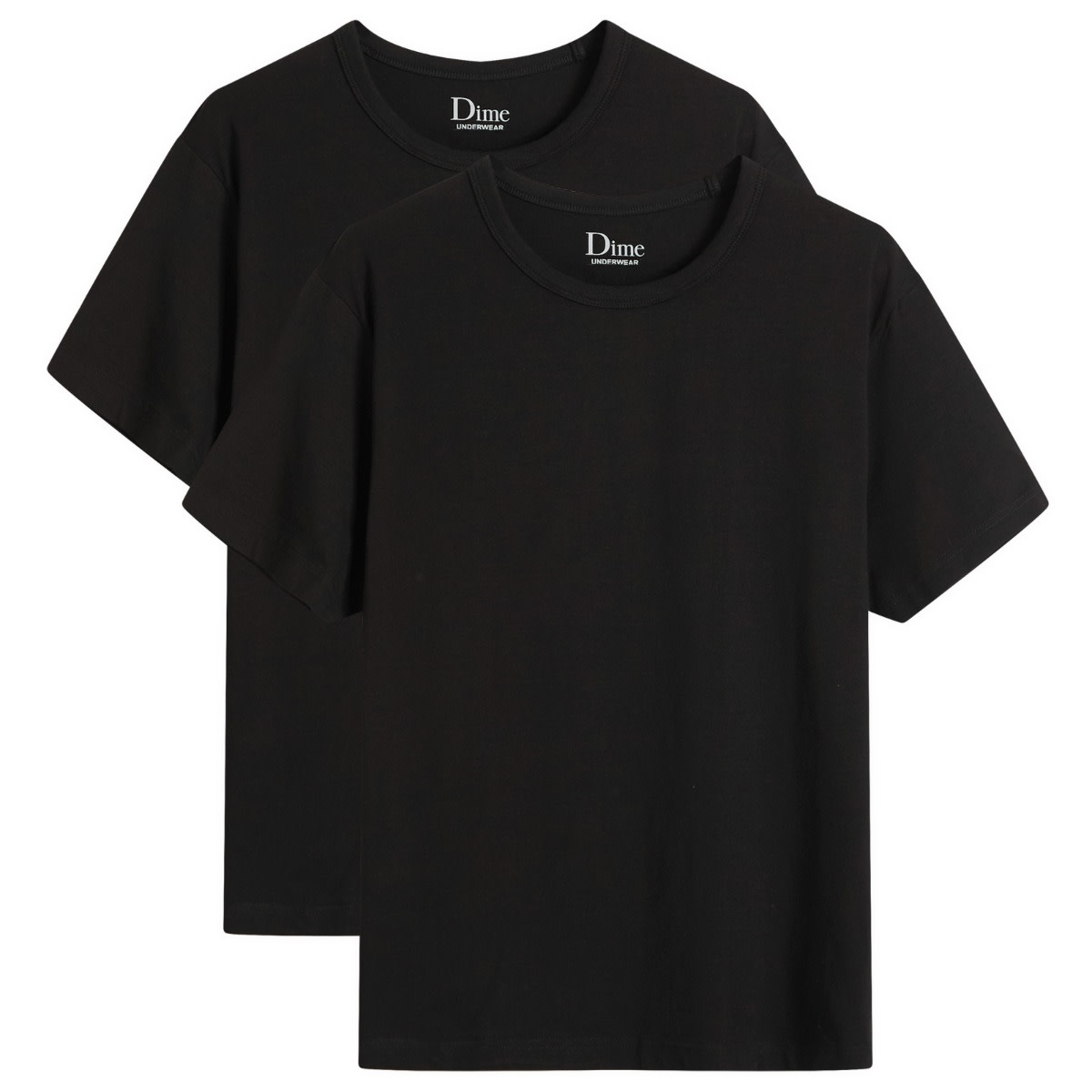 T-shirt Dime Dime Classic 2 Pack T-Shirts, Size Large Sort | DIMESU2535-BLK, 1