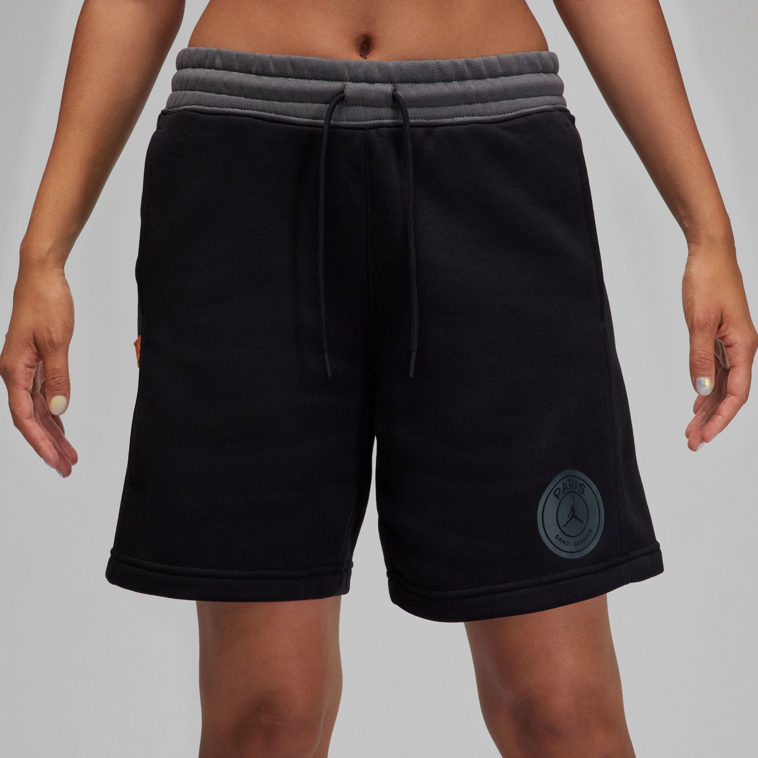 Shorts Jordan Jordan Paris Saint-Germain Wmns Fleece 7" Shorts Black - Women - Shorts Jordan Sort | DZ3269-010, 1