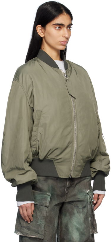 Bomberjakke The Attico Attico Anja Bomber Jacket Sort | 250WCB00070 PLL001AA, 4