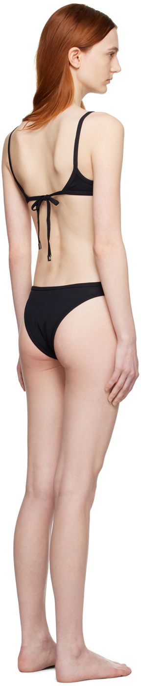 Badetøj The Attico Attico Scoop Neck Bikini Sort | 233WBB06 PA16, 2