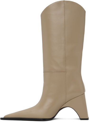 Tøj Coperni Coperni Bridge Cowboy Boots Beige | COPSH16F6012, 2