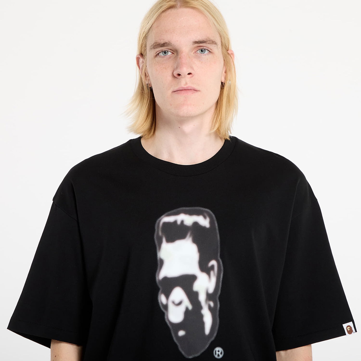 T-shirt BAPE City Camo Frankenstein Relaxed Fit T-Shirt Sort | 001TEL801317MBLK, 1