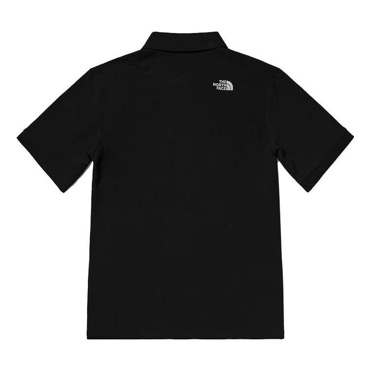 Polo skjorte The North Face Logo Pique Polo Shirt Sort | NFOA7WE8-JK3