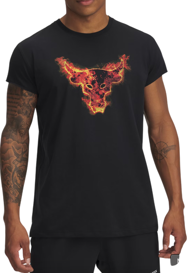 T-shirt Under Armour Project Rock Cap Sleeve T-Shirt Sort | 1389940-001, 0