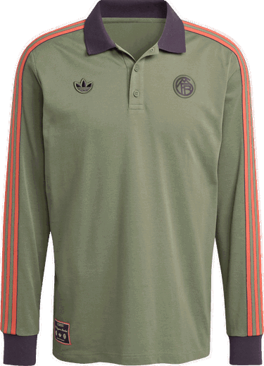 Polo skjorte adidas Originals FC Bayern Munich Icon Long Sleeve Polo Shirt Grøn | jn0253, 0