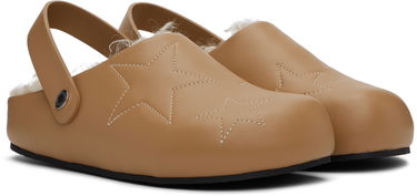 Sneakers og sko Stella McCartney Elyse Shearling Clogs Beige | 810443AP00P0, 3