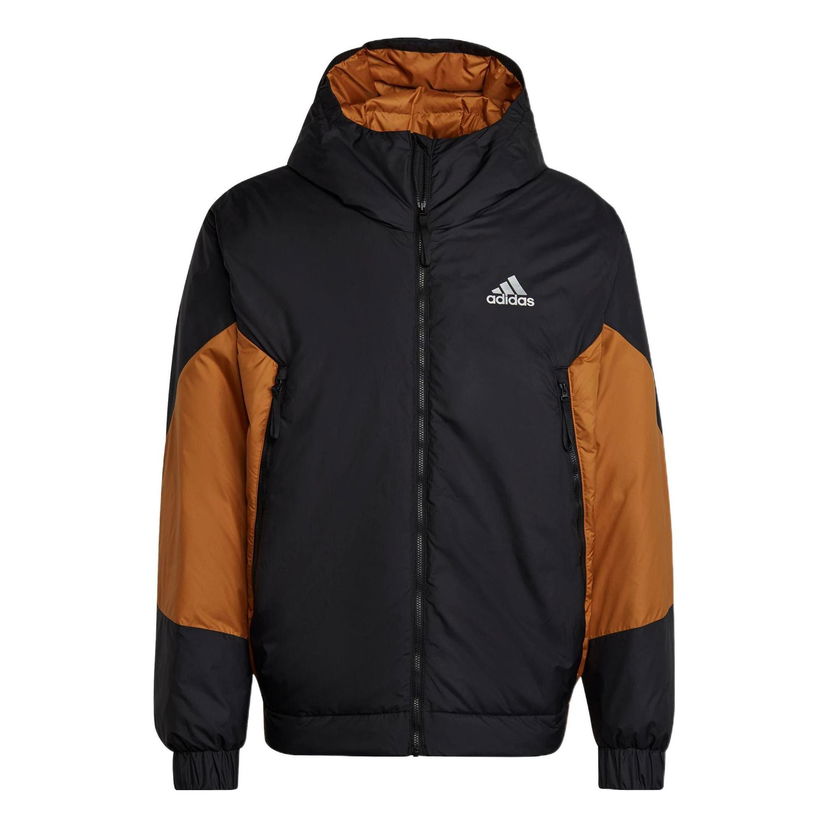 Puffer jakke adidas Originals Hooded Puffer Jacket Sort | HK6667