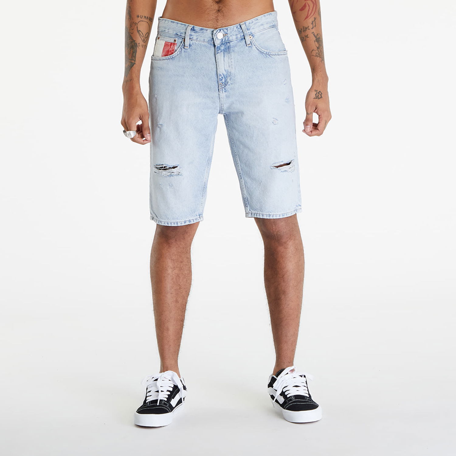 Shorts Tommy Hilfiger Ryan Archive Shorts Denim Light Blå | DM0DM18804 1AB, 0