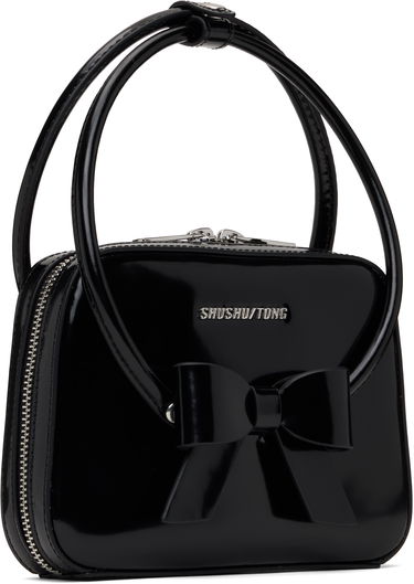 Håndtaske SHUSHU/TONG SHUSHU/TONG Stereo Bow Bag Hvid | FSDDAC01 LEA001, 4