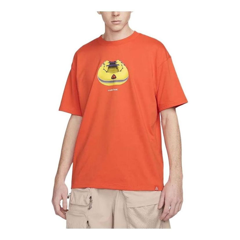 T-shirt Nike ACG ACG Cruise Boat Dri-FIT Graphic T-Shirt Orange | FQ3726-809
