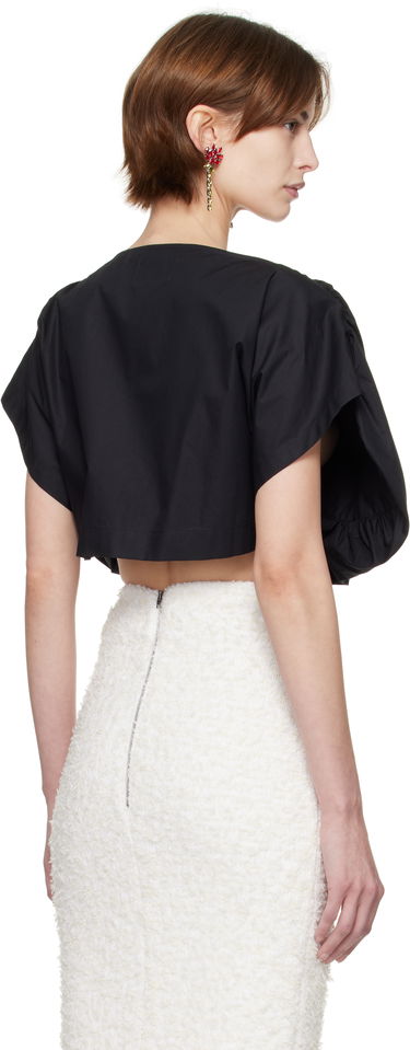 Skjorte Vivienne Westwood Vivienne Westwood Heart Puff Sleeve Blouse Sort | 1505000J-W009Q-, 2