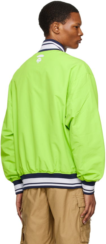 Bomberjakke AAPE by A Bathing Ape AAPE by A Bathing Ape Reversible Bomber Jacket Grøn | AAPLJM7581XXKGRN, 2
