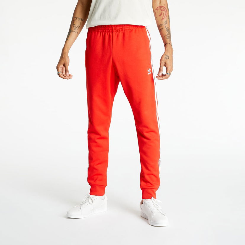 Joggingbukser adidas Originals Sst Tacksuit Pants Rød | H06713