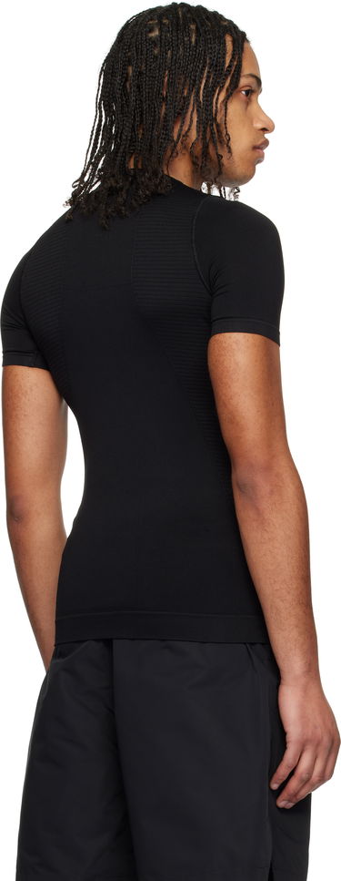 T-shirt Rick Owens Rick Owens Hollywood Active Knit Short Sleeve T-Shirt Sort | RU01E5692 KSP, 2