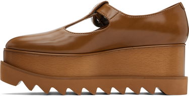 Sneakers og sko Stella McCartney Elyse T-Bar Platform Mary Janes Brun | 810504AP0AQ0, 2