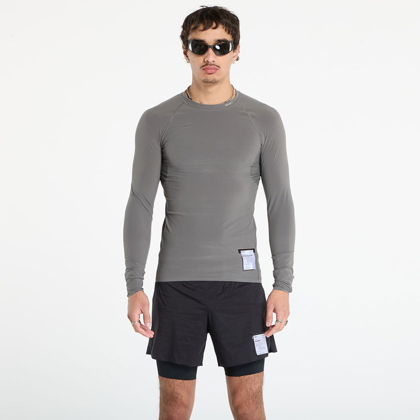 T-shirt Satisfy Satisfy Justice CoffeeThermal Base Layer Top Grå | 11010-DN