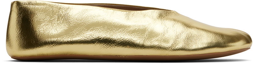 Sneakers og sko The Row The Row Stella Ballerina Flats Metalisk | F1638-M39