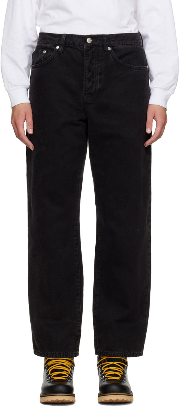 Bukser og jeans Stüssy Big Ol' Jeans Sort | 116618, 0
