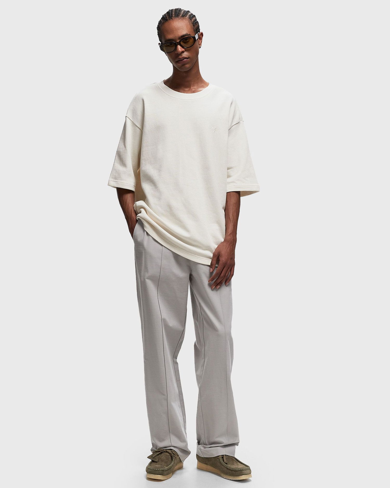 T-shirt DAILY PAPER Knit Tee Hvid | 2413052, 1