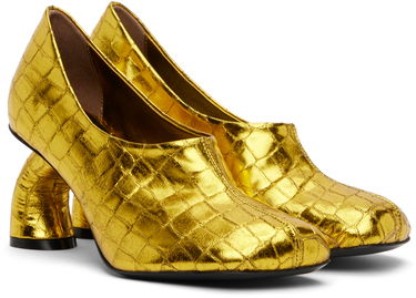 Sneakers og sko Dries Van Noten Dries Van Noten Square Toe Heels Metalisk | WS251-1551-208, 3