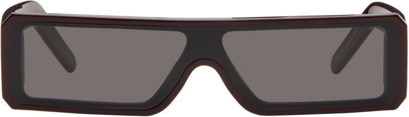 Solbriller Rick Owens Rick Owens Hollywood Geth Sunglasses Bourgogne | RG0000008 GMGNB
