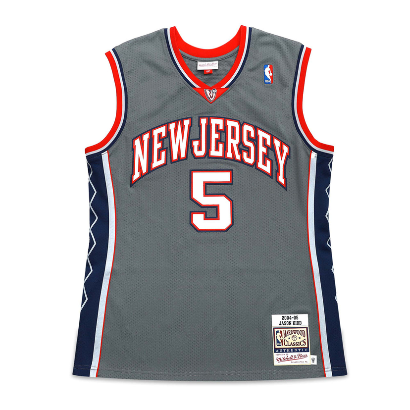 Jersey Mitchell & Ness NBA Authentic New Jersey Nets Alternate Basketball Jersey 'Jason Kidd' Grå | AJY44180-NJN04JKIPWGY