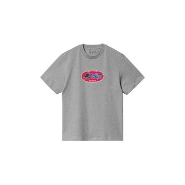 T-shirt Carhartt WIP Cat Sticker T-Shirt Grå | I032884_V6_XX, 2