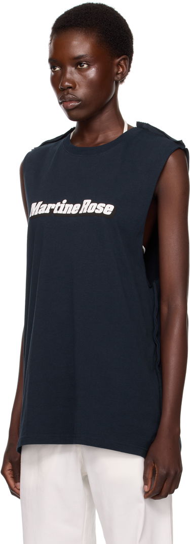 Tanktop Martine Rose Martine Rose Double Vest Tank Top Mørkeblå | 671JE03504, 3