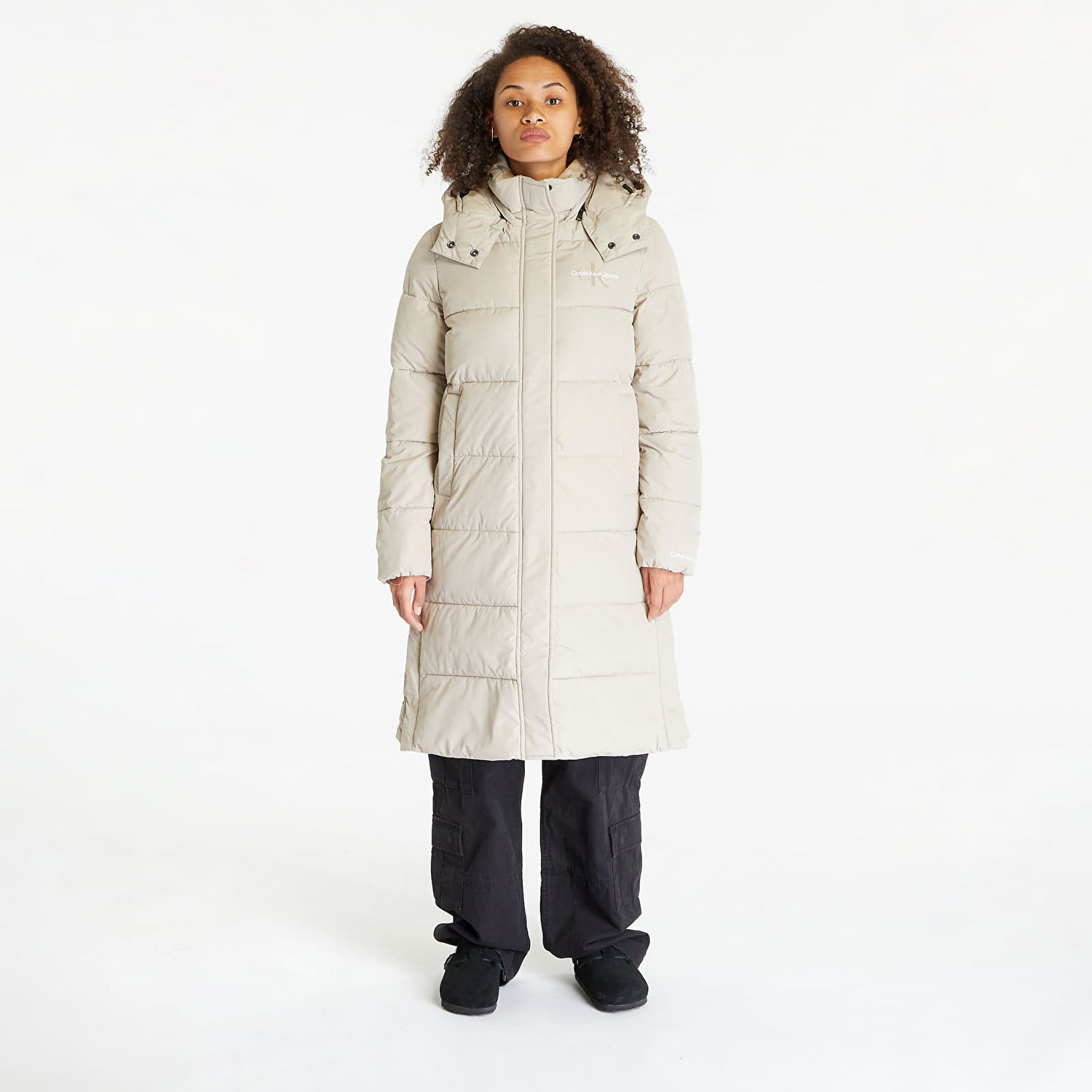 Frakker CALVIN KLEIN Monologo Non Down Jacket Beige | J20J221897 PED, 0