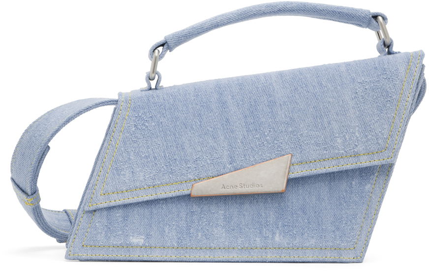 Skuldertaske Acne Studios Mini Distortion Bag Blå | A10250-, 0