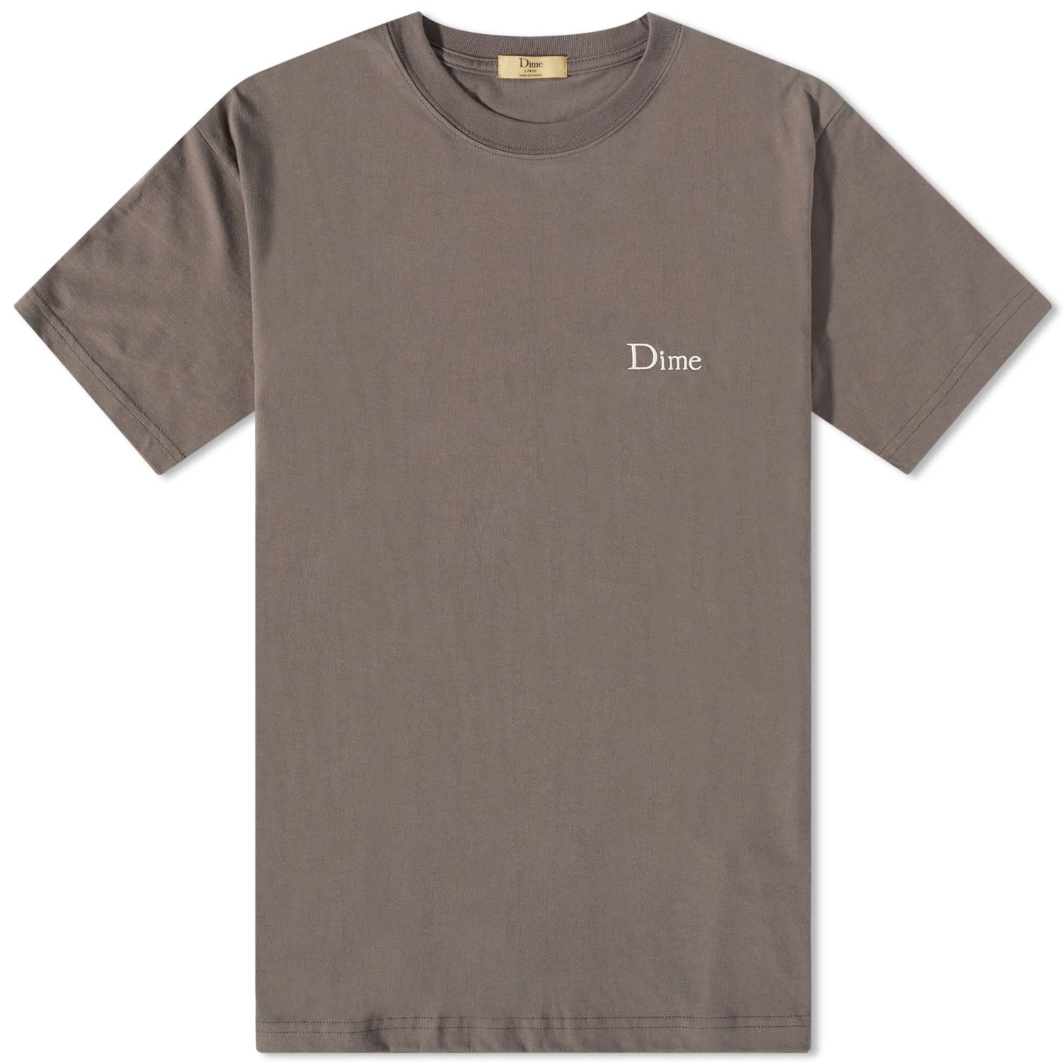 T-shirt Dime Classic Small Logo Tee Brun | DIMESU2332DRI, 0