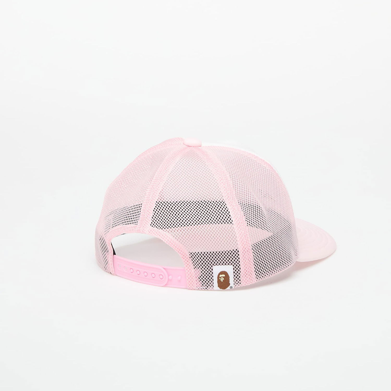 Kasket BAPE A BATHING APE Crystal Stone Ape Head Mesh Cap Lyserød | 001CPK802002LPNK, 1