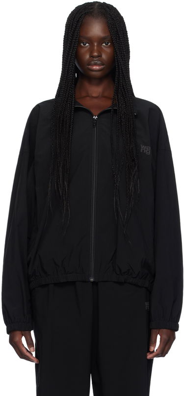 Vindjakke Alexander Wang Coaches Track Jacket by Sort | 4WC3232071, 0