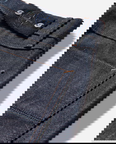 Jeans Stone Island Indigo Denim Raw Straight Jeans Mørkeblå | K2S15-J100005-S00J8 VJ200, 4