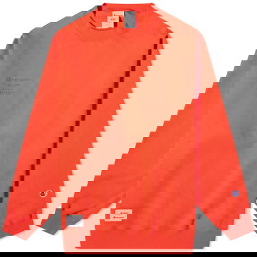 Sweater Champion x WTAPS Crew Sweat Orange Orange | C8-Z018-840, 0