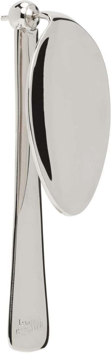 Øreringe Jean Paul Gaultier Jean Paul Gaultier 'The Cutlery' Silver-Tone Single Earring Metalisk | 25/03-W-JW018-X053-91, 2