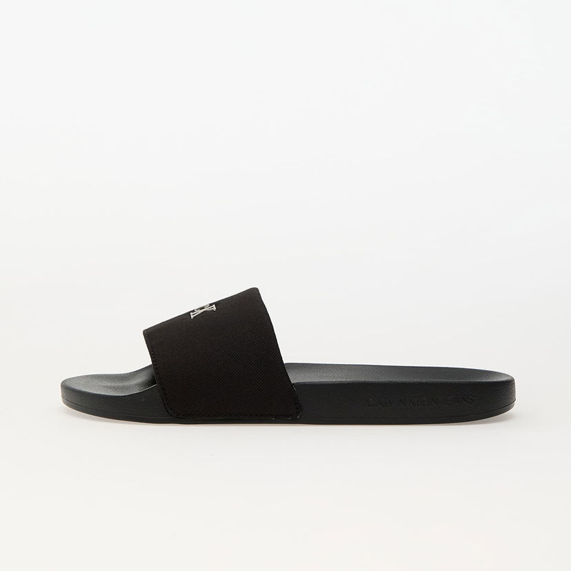 Sneakers og sko CALVIN KLEIN Jeans Slide Monogram Hardw Black Sort | YW0YW01713 0GJ