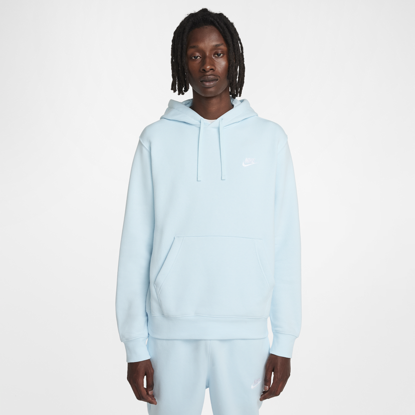 Sweatshirt Nike Club Fleece Sweatshirt With Hood Turkis | BV2654-474