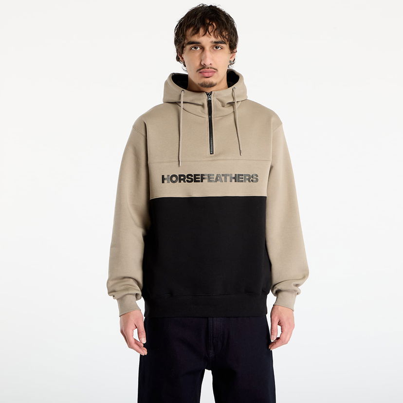 Sweatshirt Horsefeathers Fulton Half-Zip Color-Block Hoodie Flerfarvet | SM1354G
