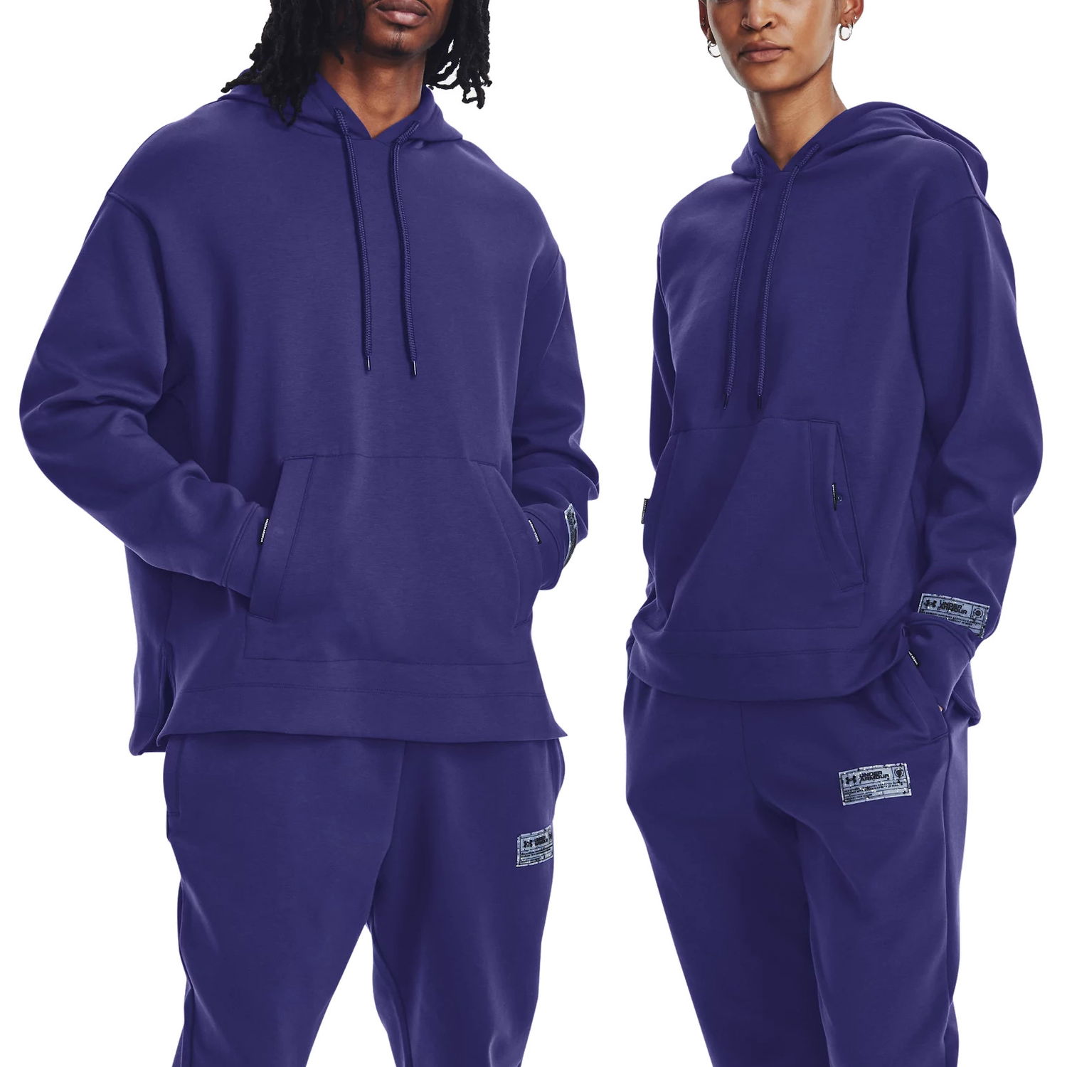 Sweatshirt Under Armour Summit Knit Hoodie Mørkeblå | 1377173-468, 0