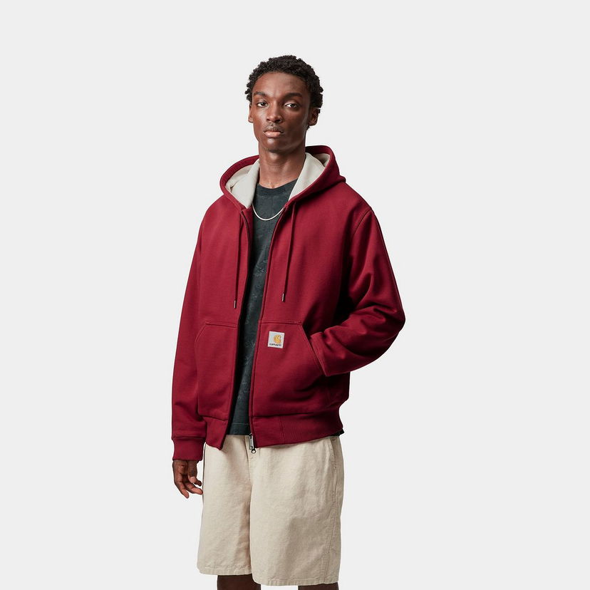 Sweatshirt Carhartt WIP Carhartt WIP Active Sweat Jacket Rød | I035602_4