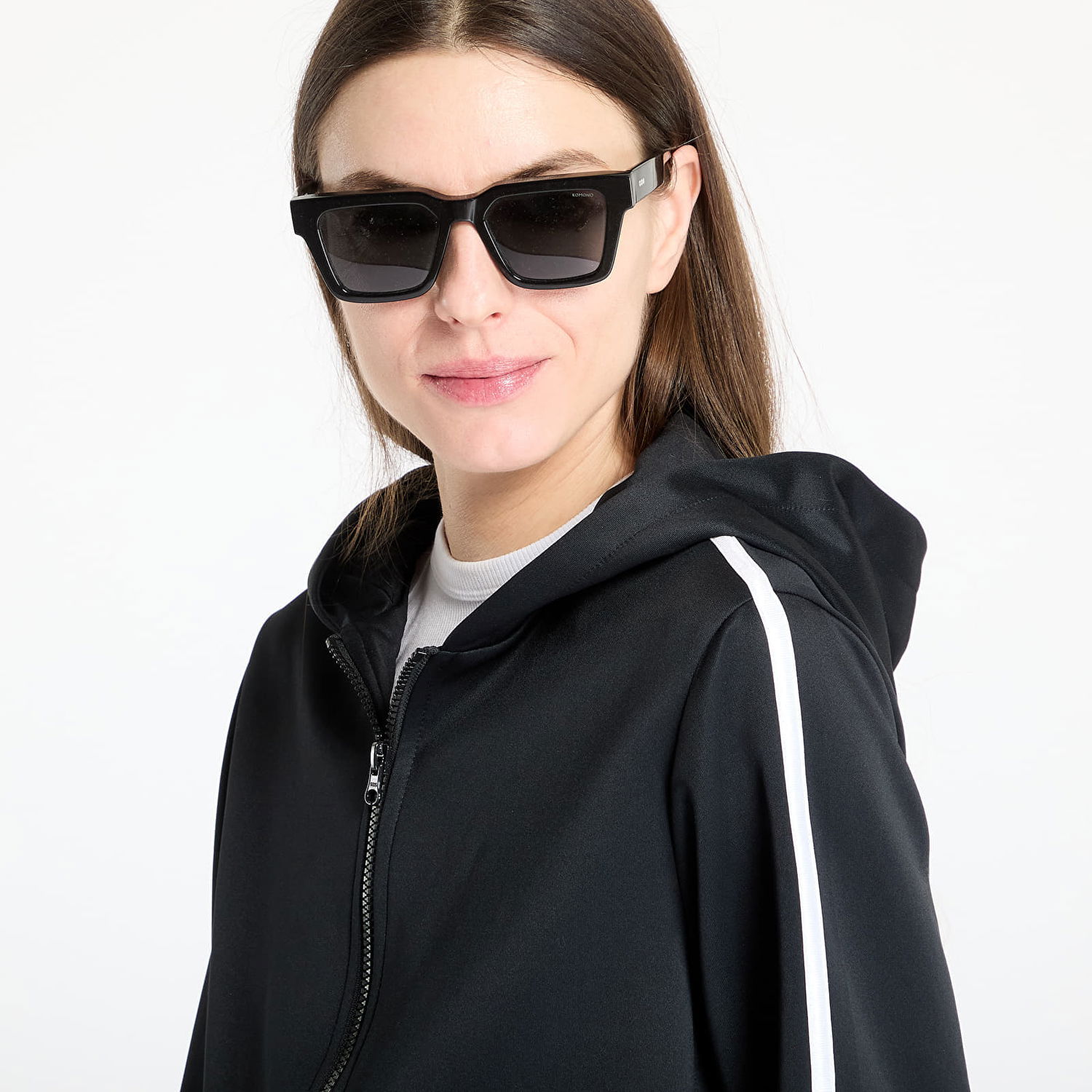 Sweatshirt Urban Classics Urban Classics Cropped Track Jacket Sort | TB7135-00007, 1